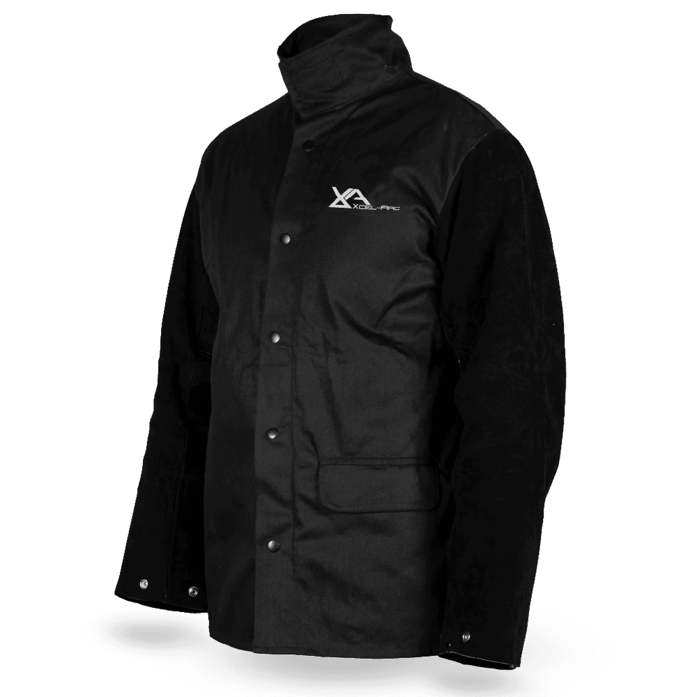 Black Leather Sleeves Side View