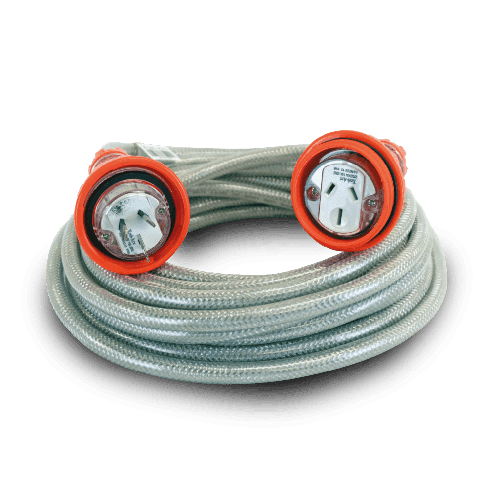 EXTENSION LEADS HEAVY DUTY BRAIDED