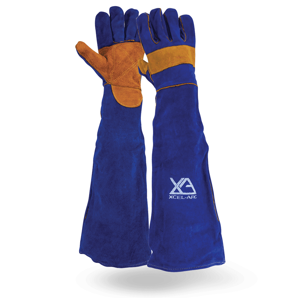 FULL ARM LONG WELDING GAUNTLETS 680mm 1