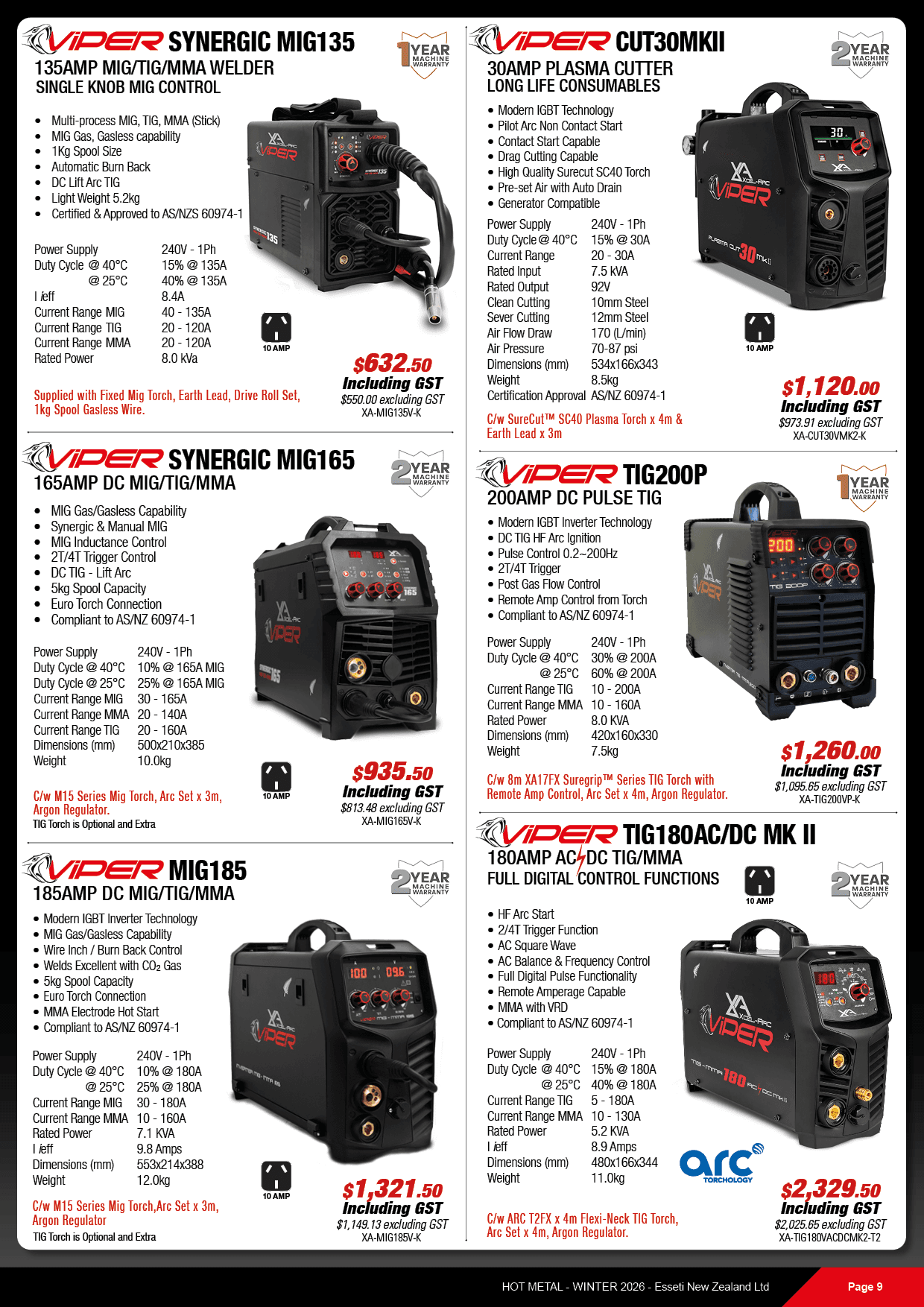 Page of Xcel-Arc-HM-Winter 2026