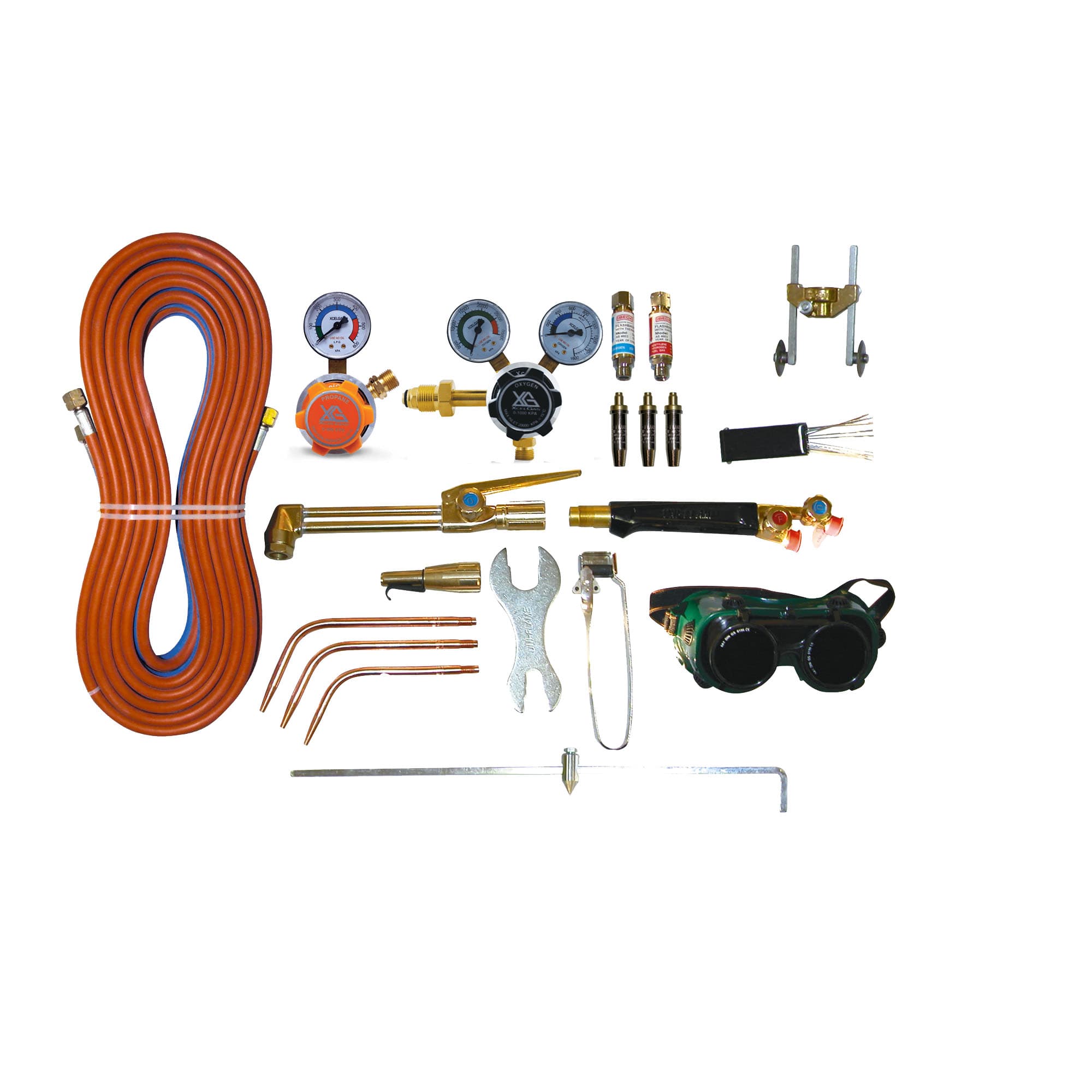 Oxygen LPG Gas Kit Contents