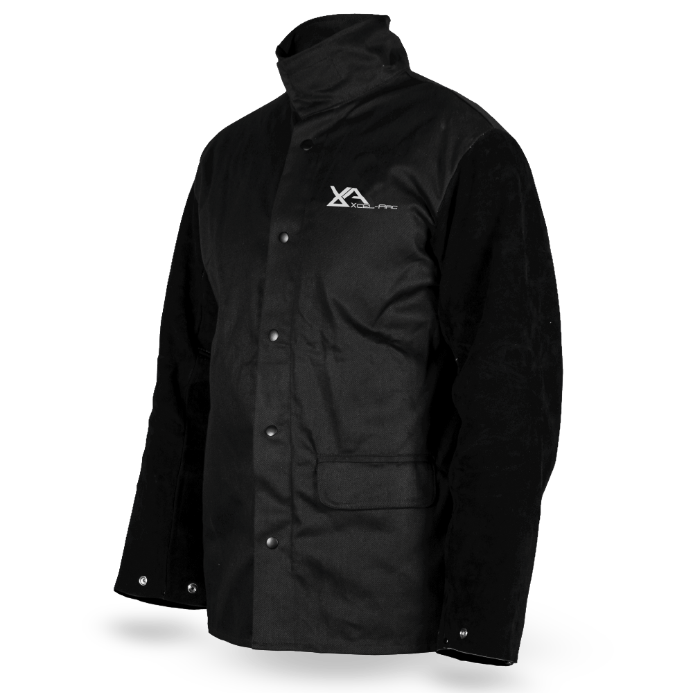 Black Leather Sleeves Side View