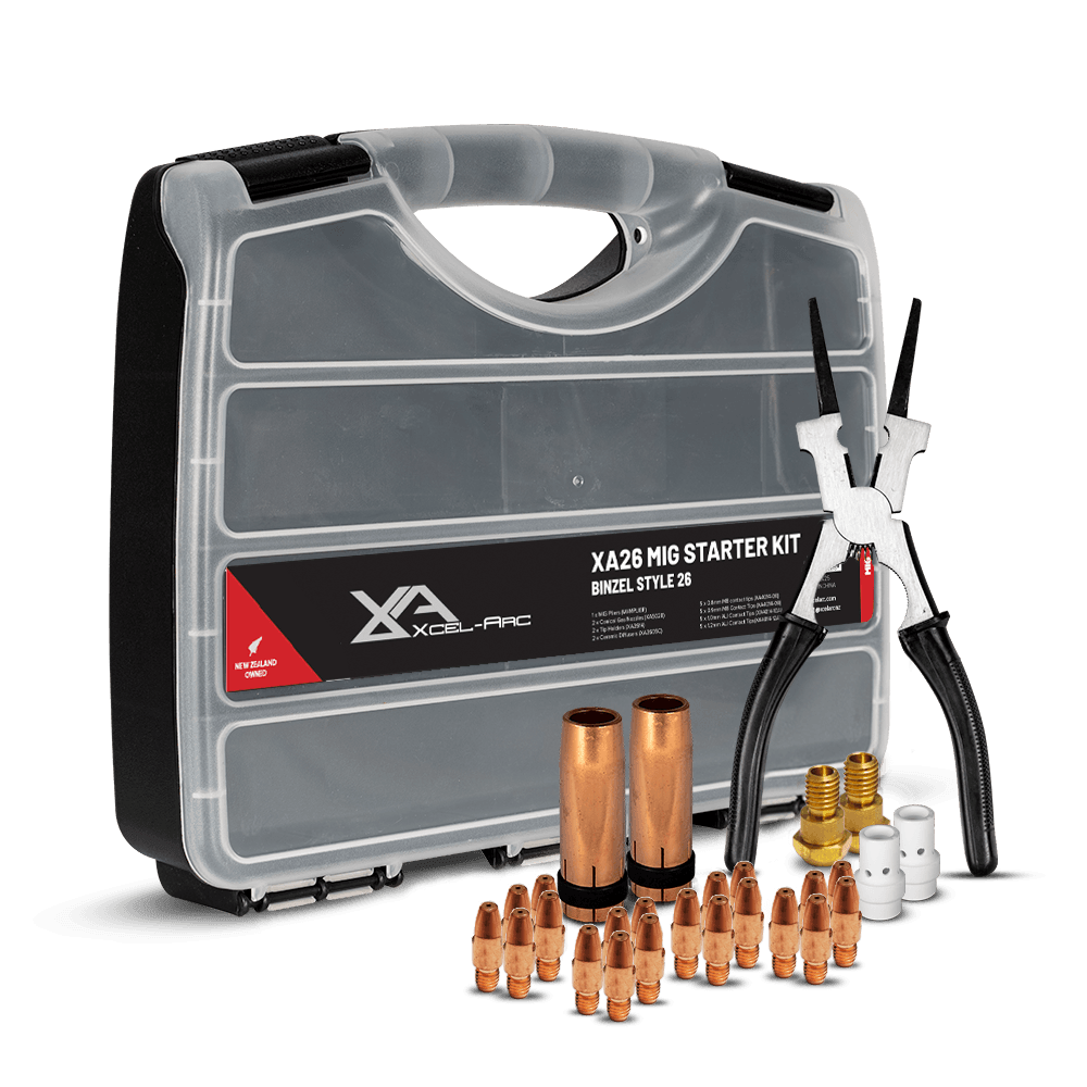 XA26MIG Torch Consumable Starter Kit with shadows